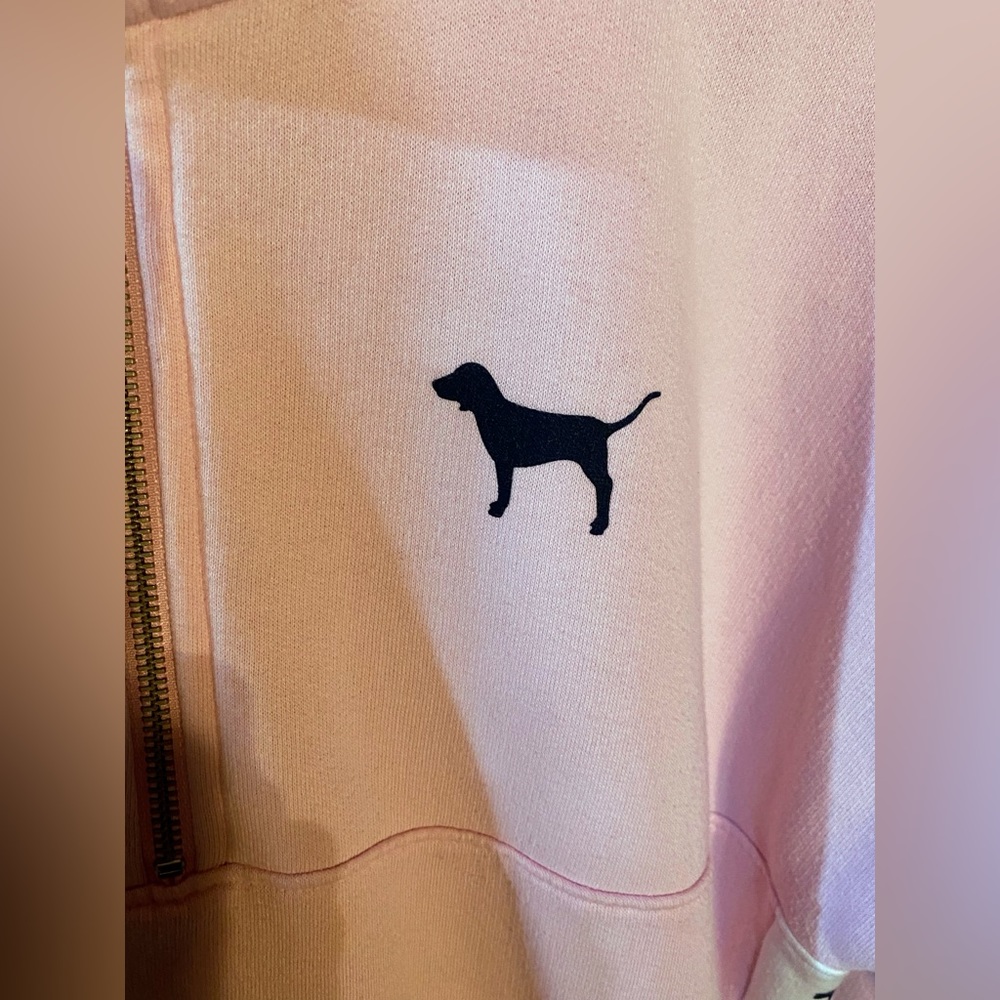 VS Pink 1/4 zip pullover - Picture 4 of 7